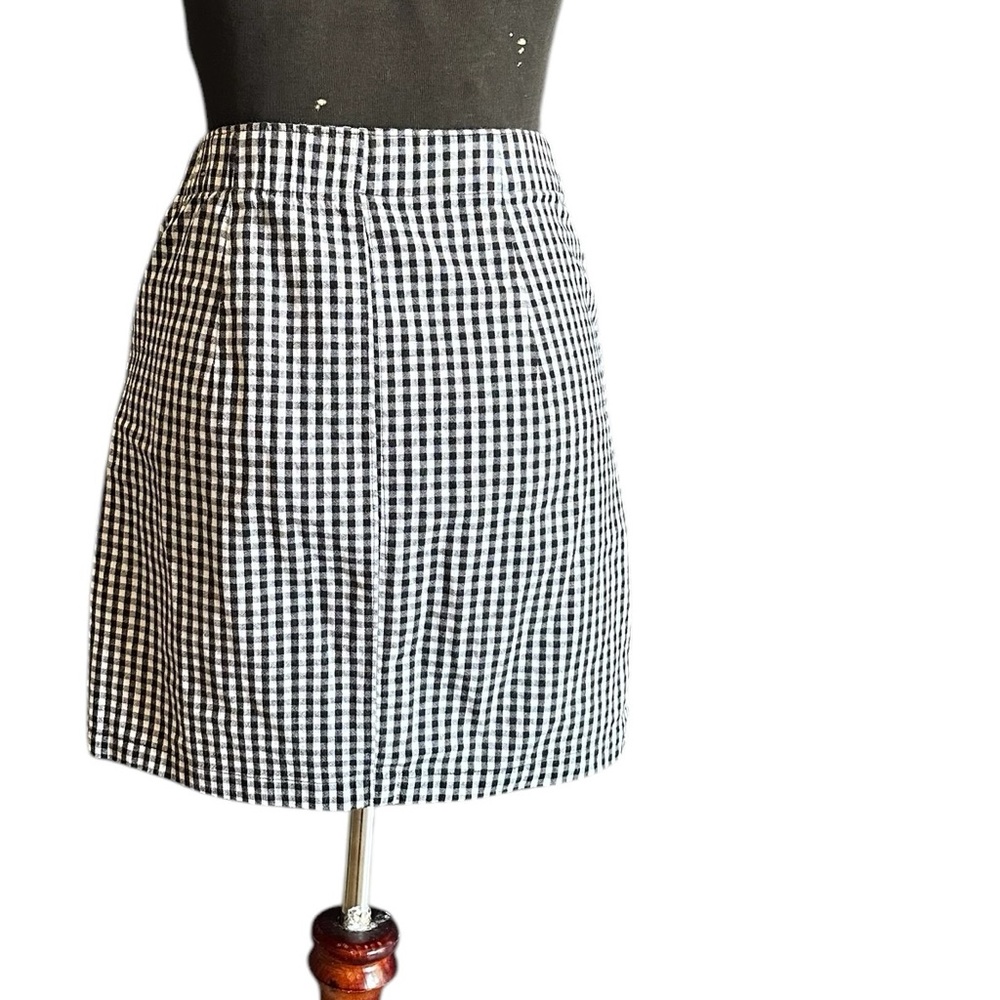 HOLLISTER WOMENS FITTED MINI CHECKERED SKIRT SZ XS - Picture 5 of 11